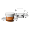 2 View Cappuccino Cups & 2 Saucers